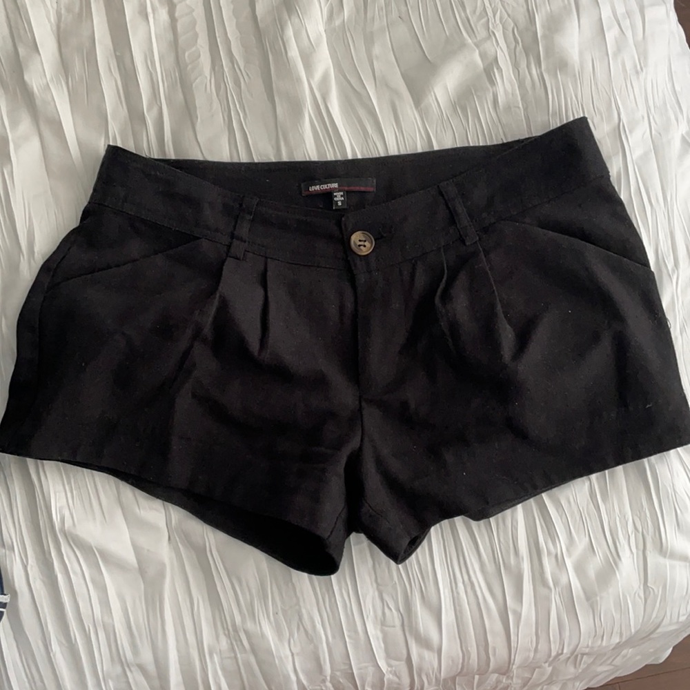 Black shorts. Size small